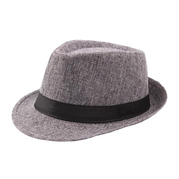 linen-jazz hat outdoor sunshade hat rimmed sun, Blue;gray 
linen-jazz hat outdoor sunshade hat rimmed sun, Blue;gray