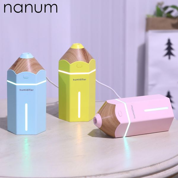 creative mini pencil humidifier essential oil diffuser 230ml aroma lamp led magic light usb fogger car air freshener 1012
creative mini pencil humidifier essential oil diffuser 230ml aroma lamp led magic light usb fogger car air freshener 1012
