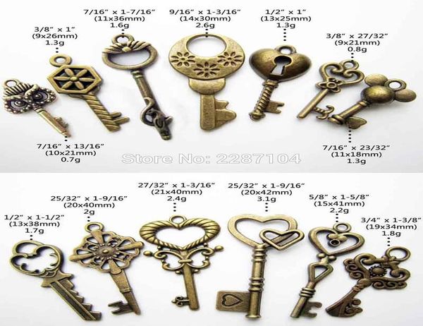 18pcs bronze vintage retro old looking decor skeleton key necklace pendant bow steampunk charms amulet jewelry diy set9 wmtxru dh_niceshop
18pcs bronze vintage retro old looking decor skeleton key necklace pendant bow steampunk charms amulet jewelry diy set9 wmtxru dh_niceshop