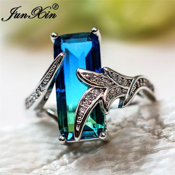 cluster rings junxin gradient colors green blue crystal mermaid tail for women white gold big rectangle stone wedding ring jewelry, Golden;silver
cluster rings junxin gradient colors green blue crystal mermaid tail for women white gold big rectangle stone wedding ring jewelry, Golden;silver