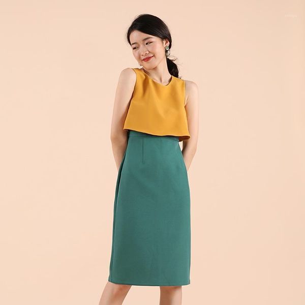 casual sleeveless tank dress contrast color sleeveless false two piece ladies night club party dress1, Black;gray
casual sleeveless tank dress contrast color sleeveless false two piece ladies night club party dress1, Black;gray