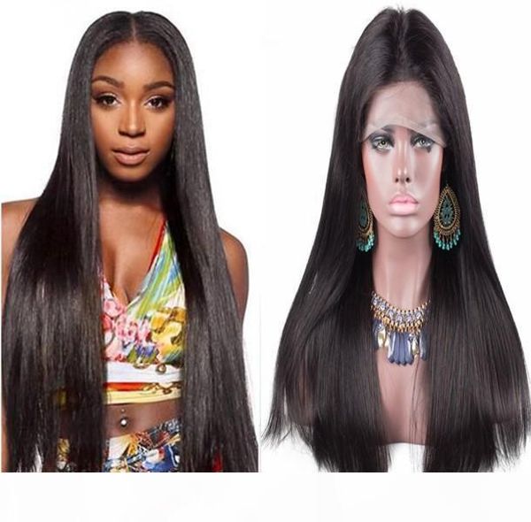 hair quality 30inch silky straight unprocessed brazilian hair high ponytail lace front wigs full lace wigs ing, Black;brown
hair quality 30inch silky straight unprocessed brazilian hair high ponytail lace front wigs full lace wigs ing, Black;brown