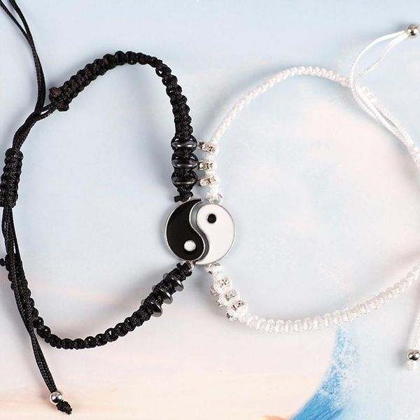 link, chain fashion chinese style tai chi bracelet for men women creative punk yin yang round couple jewelry gift good friend, Black
link, chain fashion chinese style tai chi bracelet for men women creative punk yin yang round couple jewelry gift good friend, Black
