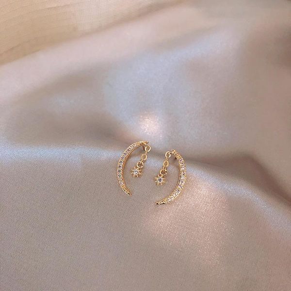 moon star pendant unusual earrings for woman fashion exquisite jewelry luxury party girl's earrings 2021 trend accessories, Silver
moon star pendant unusual earrings for woman fashion exquisite jewelry luxury party girl's earrings 2021 trend accessories, Silver