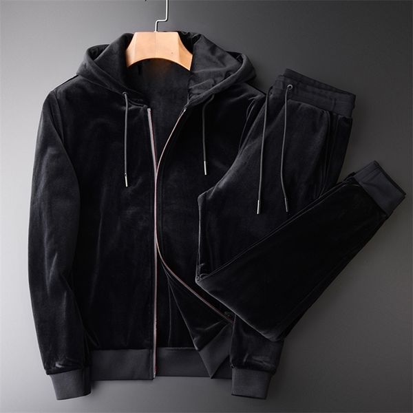 minglu men sweatshirt sets luxury pleuche sport hoodies men (sweatshirt + pants) plus size autumn and winter sweatshirt male lj201126, Gray
minglu men sweatshirt sets luxury pleuche sport hoodies men (sweatshirt + pants) plus size autumn and winter sweatshirt male lj201126, Gray