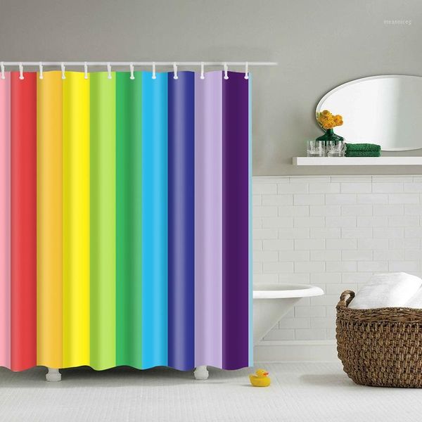 colorful rainbow stripes pattern bathroom curtain decor waterproof polyester eco-friendly shower curtains 150*180cm & 180*180cm1
colorful rainbow stripes pattern bathroom curtain decor waterproof polyester eco-friendly shower curtains 150*180cm & 180*180cm1