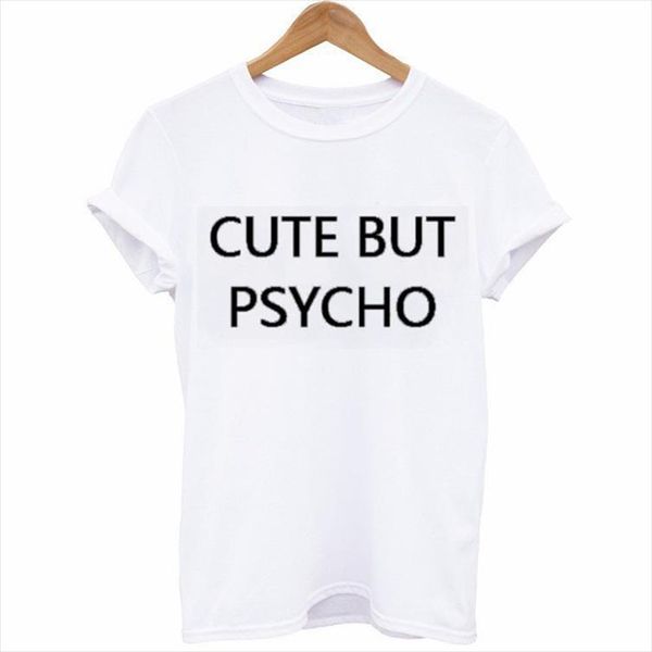 симпатичные но psycho письмо печати тенниска женщины с коротким рукавом o шея свободные тенниска 2020 лето женщины майка топы camisetas muje, White
симпатичные но psycho письмо печати тенниска женщины с коротким рукавом o шея свободные тенниска 2020 лето женщины майка топы camisetas muje, White