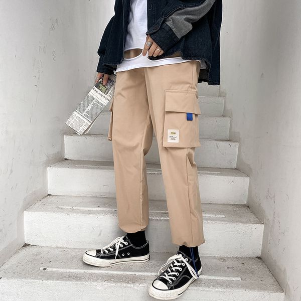 overalls men's brand ins long korean fashion loose casual pants straight leg capris versatile leggings, Black
overalls men's brand ins long korean fashion loose casual pants straight leg capris versatile leggings, Black