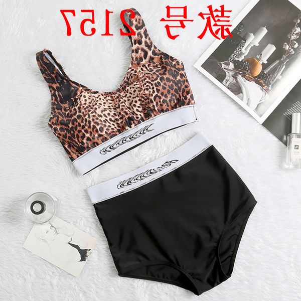 2020 new high waisted leopard print swimsuit english alphabet split bikini
2020 new high waisted leopard print swimsuit english alphabet split bikini