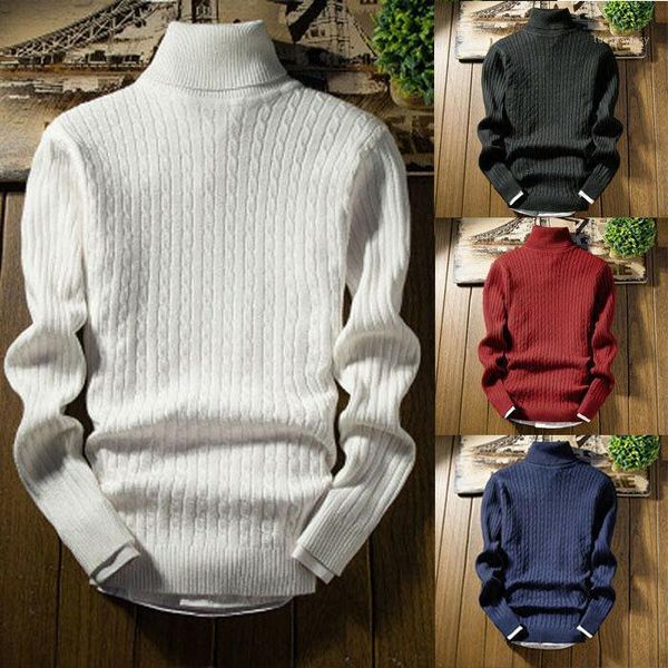 men's sweaters 019 autumn winter men's sweater turtleneck solid color casual slim fit brand knitted pullovers1, White;black
men's sweaters 019 autumn winter men's sweater turtleneck solid color casual slim fit brand knitted pullovers1, White;black