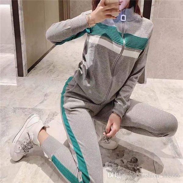 autumn spring ladies 2 piece sportswear knit cardigan zipper neck long sleeve two piece jogger suit ladies autumn sportswear designer sports, Gray
autumn spring ladies 2 piece sportswear knit cardigan zipper neck long sleeve two piece jogger suit ladies autumn sportswear designer sports, Gray