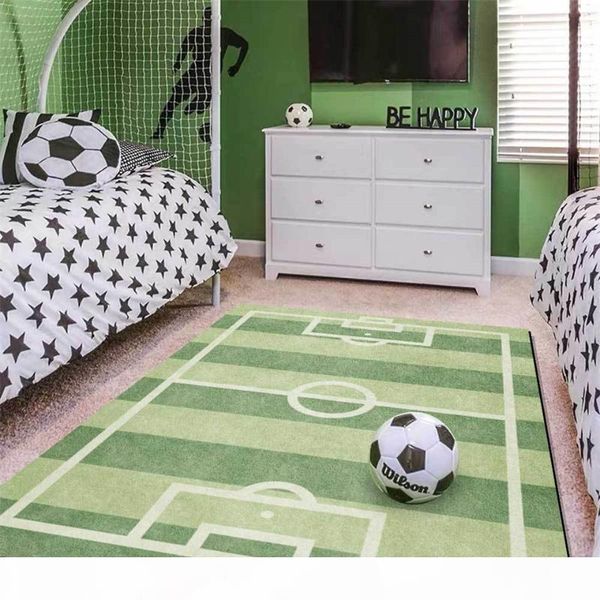 cartoon green football field printed carpet bedroom for boys cute children's carpet bedside mat play mat doormat washable
cartoon green football field printed carpet bedroom for boys cute children's carpet bedside mat play mat doormat washable
