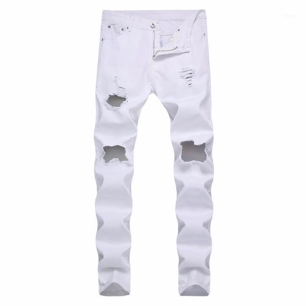 2020 fashion casual men jeans big ripped hole white men's small micro elastic straight denim joker hip hop cowboy pants1, Blue
2020 fashion casual men jeans big ripped hole white men's small micro elastic straight denim joker hip hop cowboy pants1, Blue