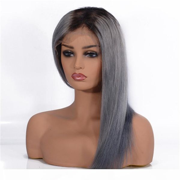 ombre gray lace front wigs pre plucked 1b# grey straight human hair wigs with baby hair 8-26 inch mongolian hair wig, Black;brown
ombre gray lace front wigs pre plucked 1b# grey straight human hair wigs with baby hair 8-26 inch mongolian hair wig, Black;brown
