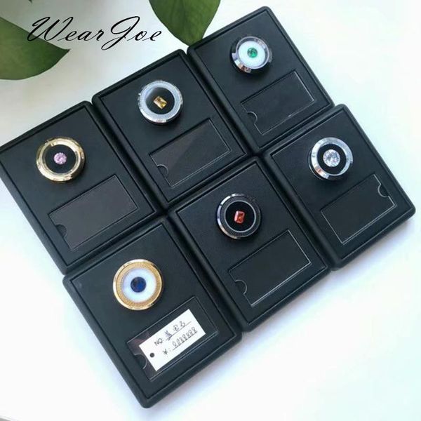 superior black leatherette gemstone box holder easel ramp showcase metal gem jars insert label display stand organizer case kit, Pink;blue 
superior black leatherette gemstone box holder easel ramp showcase metal gem jars insert label display stand organizer case kit, Pink;blue