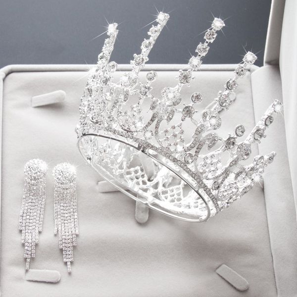 tmsuper luxury bridal xiansen crown, high-end atmosphere, headdress, wang hongtong m, Silver
tmsuper luxury bridal xiansen crown, high-end atmosphere, headdress, wang hongtong m, Silver