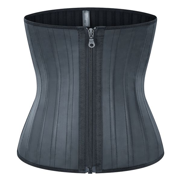 zipper 25 steel boned latex corset waist trainer waist cincher slimming belt belly control bodyshaper postpartum recovery body shaper xs-6xl, Black;white
zipper 25 steel boned latex corset waist trainer waist cincher slimming belt belly control bodyshaper postpartum recovery body shaper xs-6xl, Black;white