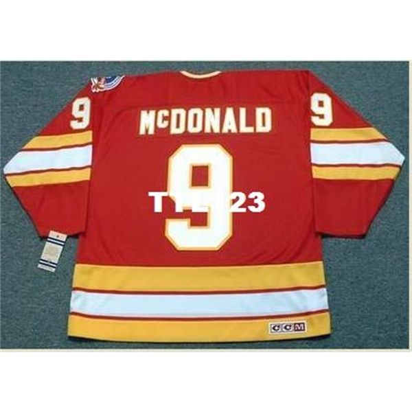 mens #9 lanny mcdonald calgary flames 1989 ccm vintage retro away hockey jersey or custom any name or number retro jersey, Black
mens #9 lanny mcdonald calgary flames 1989 ccm vintage retro away hockey jersey or custom any name or number retro jersey, Black
