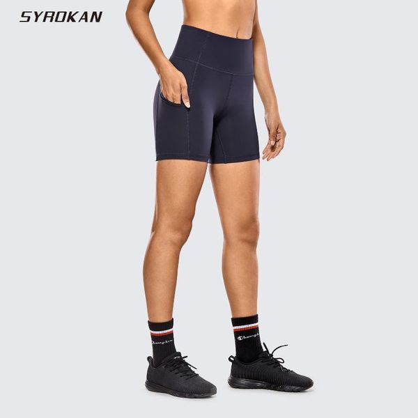 women's breathable naked feeling sport shorts high waist tummy control with side pockets-6 inches kg-4, White;black
women's breathable naked feeling sport shorts high waist tummy control with side pockets-6 inches kg-4, White;black