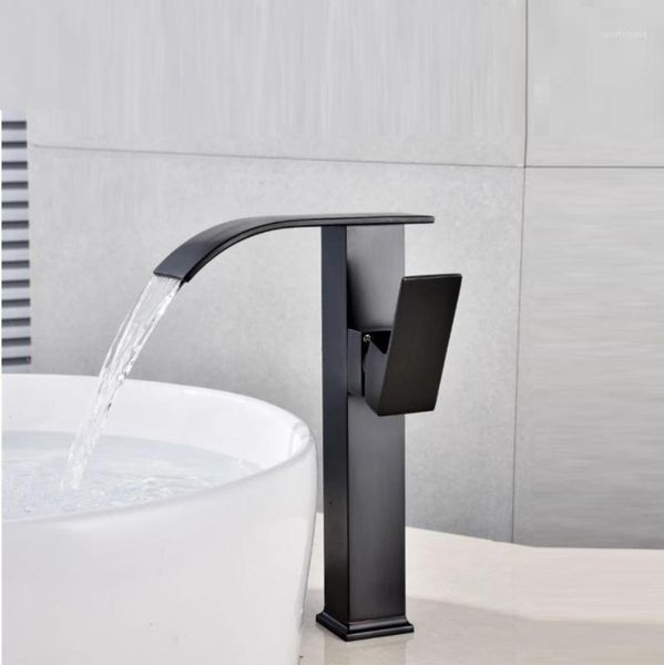 bathroom sink faucets basin faucet cold waterfall black oil brushed/chrome deck mounted lavatory tap1
bathroom sink faucets basin faucet cold waterfall black oil brushed/chrome deck mounted lavatory tap1