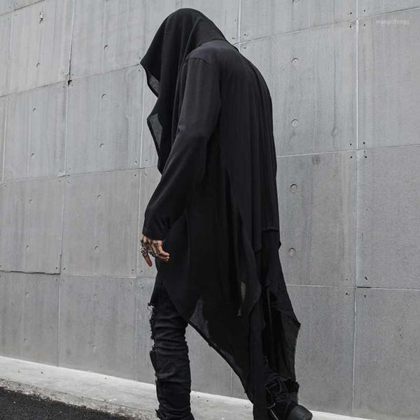 spring autumn hooded gothic cloak men open stitch halloween custom punk rock nightclub clothing solid black1, Tan;black
spring autumn hooded gothic cloak men open stitch halloween custom punk rock nightclub clothing solid black1, Tan;black