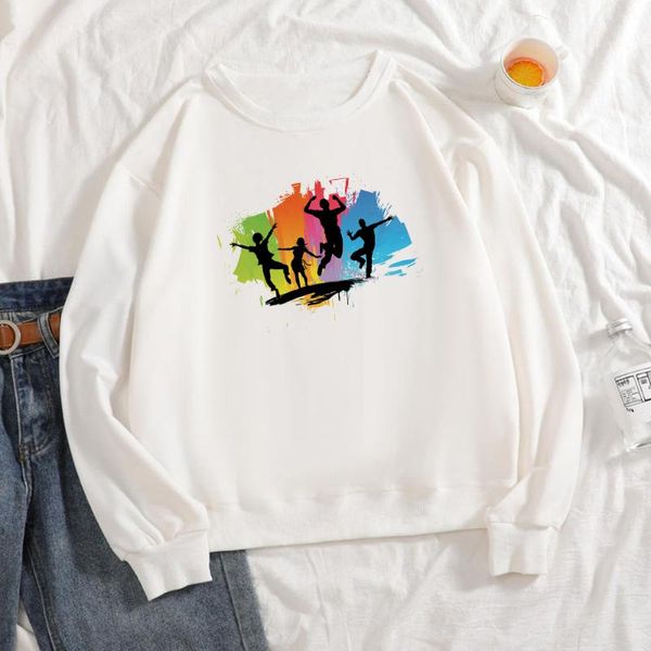 women's hoodies & sweatshirts comfortable exquisite cartoon sweatshirt dancer letter print many people dance graphic pullover, Black
women's hoodies & sweatshirts comfortable exquisite cartoon sweatshirt dancer letter print many people dance graphic pullover, Black