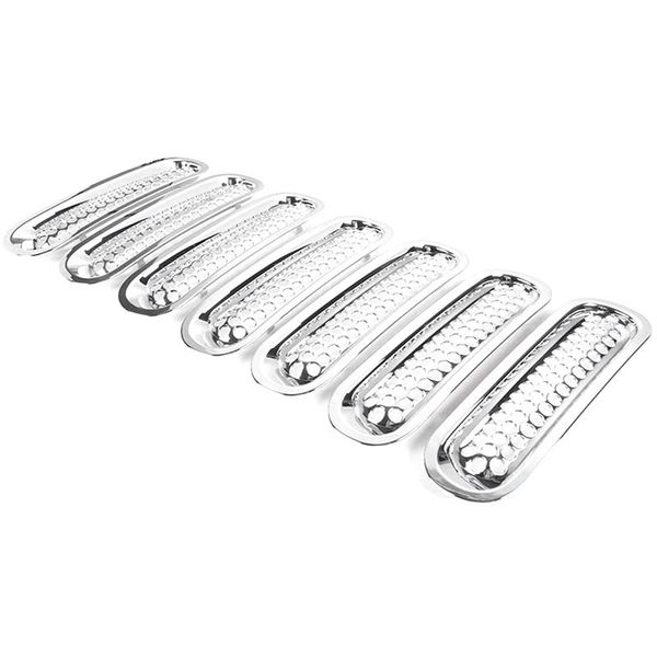 7pcs upgrade version clip-on grille front mesh grille inserts for wrangler 2007-2020
7pcs upgrade version clip-on grille front mesh grille inserts for wrangler 2007-2020