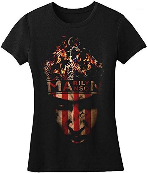 marilyn manson junior's crown t shirt men women black tee shirt personality custom1, White;black
marilyn manson junior's crown t shirt men women black tee shirt personality custom1, White;black