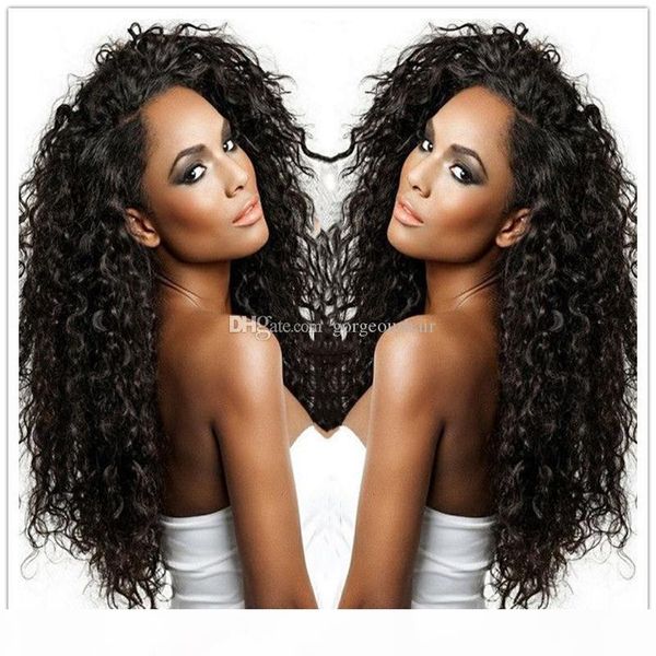 130% density lace front human hair wigs kinky curly brazilian non remy hair with baby hair, Black;brown
130% density lace front human hair wigs kinky curly brazilian non remy hair with baby hair, Black;brown