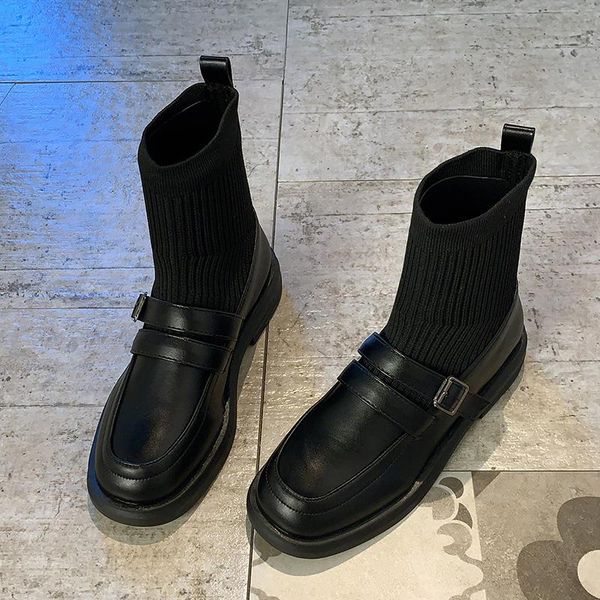 boots women new 2020 booties ladies brand women's shoes round toe clogs platform low heels booties fashion ankle rubber, Black
boots women new 2020 booties ladies brand women's shoes round toe clogs platform low heels booties fashion ankle rubber, Black