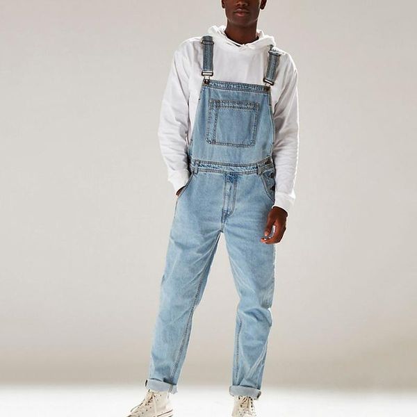 men's jeans high waist men plus size xxxl street european and american overalls fashion jumpsuit, Blue
men's jeans high waist men plus size xxxl street european and american overalls fashion jumpsuit, Blue