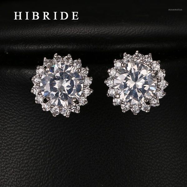 luxury sun flower shape cubic zircon earrings round pear cut white gold color stud earrings for women gifts hibride e-2411, Golden;silver
luxury sun flower shape cubic zircon earrings round pear cut white gold color stud earrings for women gifts hibride e-2411, Golden;silver