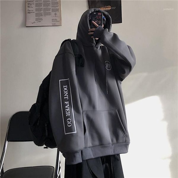 2019 autumn and winter new youth popular plus velvet thickening harajuku style loose hooded sweatshirt fashion casual pullover1, Black
2019 autumn and winter new youth popular plus velvet thickening harajuku style loose hooded sweatshirt fashion casual pullover1, Black