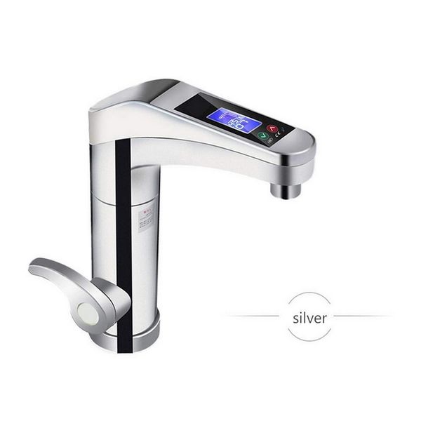european standard electric faucet and cold kitchen shower faucet silver gray instant tankless water heater faucet ing