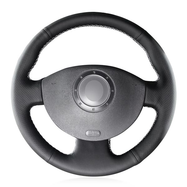 hand-stitched black artificial leather anti-slip car steering wheel cover for megane 2 2003-2008 kangoo 2008-2012 scenic
hand-stitched black artificial leather anti-slip car steering wheel cover for megane 2 2003-2008 kangoo 2008-2012 scenic