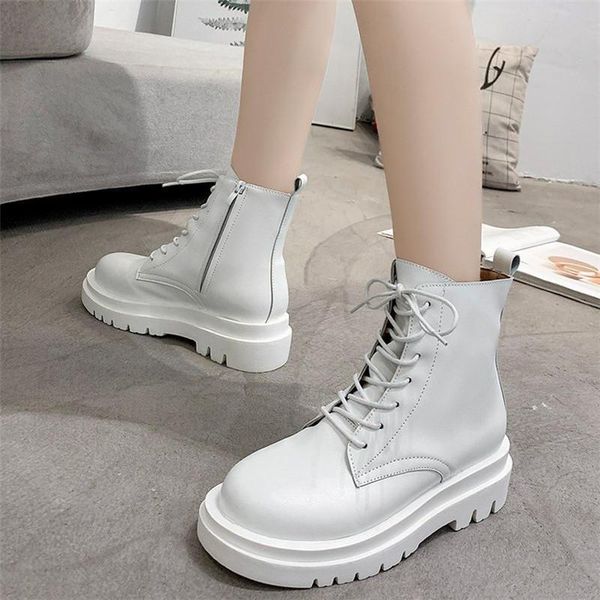 boots 2021 women ankle platform round toe lace up 5cm heel for woman zip shoes botas white black basic 34-40
boots 2021 women ankle platform round toe lace up 5cm heel for woman zip shoes botas white black basic 34-40