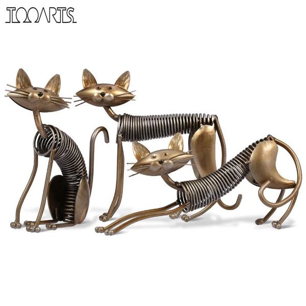 tooarts three cats figurines one set three kittens handmade metal sculpture collection home decoration accessories creative gift
tooarts three cats figurines one set three kittens handmade metal sculpture collection home decoration accessories creative gift