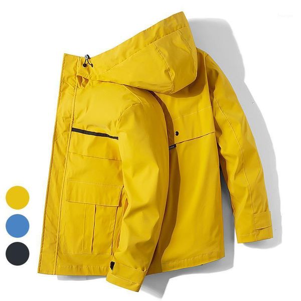 men jacket autumn and winter europe and america fashion men's coat workwear solid color hooded jacket 98711, Black
men jacket autumn and winter europe and america fashion men's coat workwear solid color hooded jacket 98711, Black
