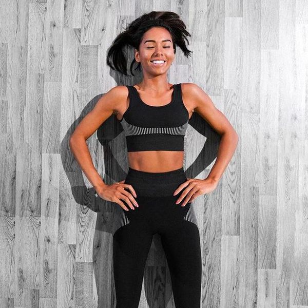 yoga outfits women stretch clothing set high waist booty sport leggings gym sleeveless padded bra seamless workout suits, White;red
yoga outfits women stretch clothing set high waist booty sport leggings gym sleeveless padded bra seamless workout suits, White;red
