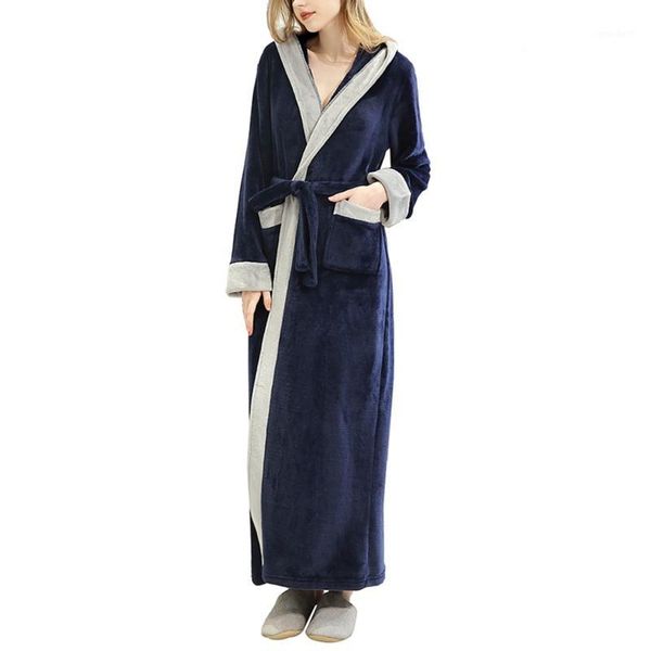 women's sleepwear women pajamas autumn winter robes beauty salon bathrobe thick section plus long fashion velvet robe flannel1, Black;red
women's sleepwear women pajamas autumn winter robes beauty salon bathrobe thick section plus long fashion velvet robe flannel1, Black;red