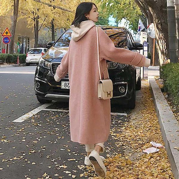 2020 fashion long wool coat solid batwing long sleeve warm blend coat ladies winter turn down collar straight woolen outerwear1, Black
2020 fashion long wool coat solid batwing long sleeve warm blend coat ladies winter turn down collar straight woolen outerwear1, Black