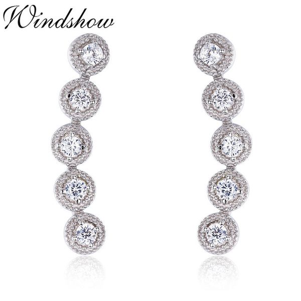 925 sterling silver five round cz ear climber stud earrings for women girls jewelry orecchini aros aretes ear jacket oorbellen 210202, Golden;silver
925 sterling silver five round cz ear climber stud earrings for women girls jewelry orecchini aros aretes ear jacket oorbellen 210202, Golden;silver