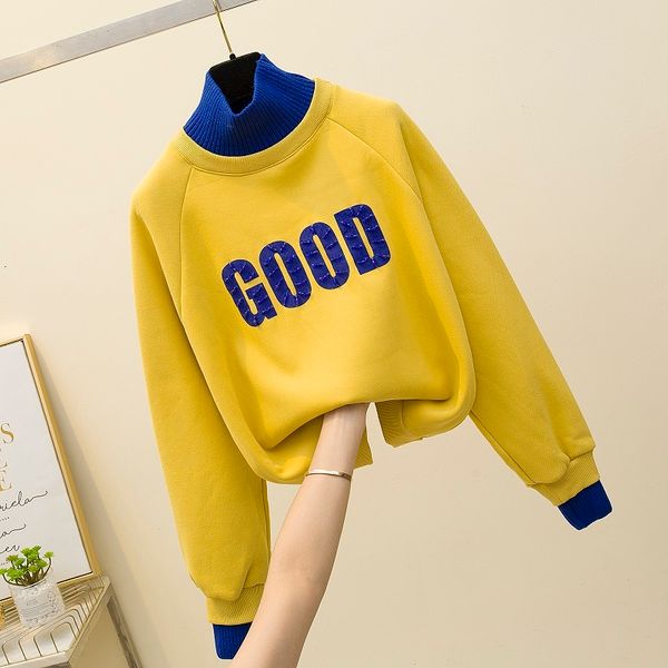 yellow turtleneck sweater for woman 2021 winter streetwear kpop style jumper 02bq, Black
yellow turtleneck sweater for woman 2021 winter streetwear kpop style jumper 02bq, Black