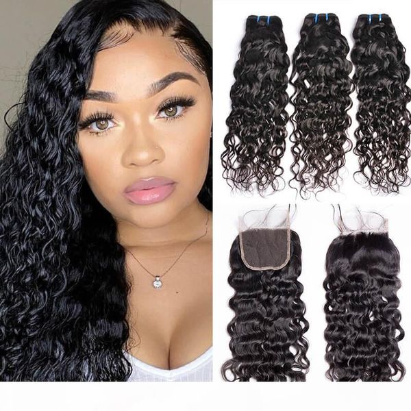 modern show water wave human hair bundles with closure brazilian hair weave bundles with 4x4 lace closure, Black
modern show water wave human hair bundles with closure brazilian hair weave bundles with 4x4 lace closure, Black