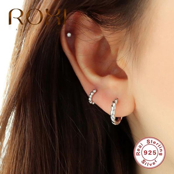 hoop & huggie roxi simple round head 925 sterling silver earing cartilage gold earrings for women girl fashion party jewelry, Golden;silver
hoop & huggie roxi simple round head 925 sterling silver earing cartilage gold earrings for women girl fashion party jewelry, Golden;silver