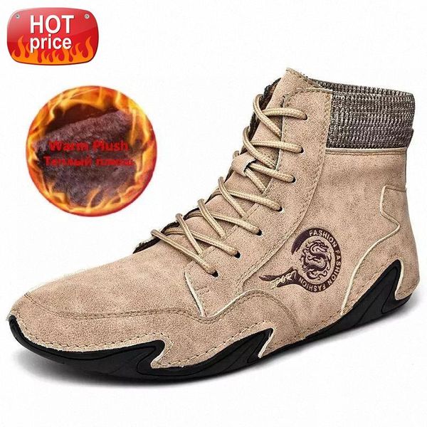 brand winter boots split leather men boots plush warm snow handmade men's shoes fashion men motorcycle #nx70
brand winter boots split leather men boots plush warm snow handmade men's shoes fashion men motorcycle #nx70
