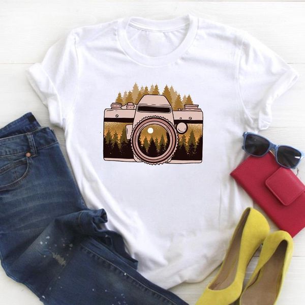 women vintage camera printed forest mountain ladies summer t tee female shirt clothes tshirt womens graphic t-shirt, White
women vintage camera printed forest mountain ladies summer t tee female shirt clothes tshirt womens graphic t-shirt, White