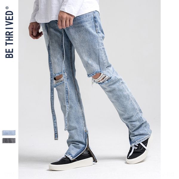 be men's wear 2019 autumn and winter metal fog trousers zipperzipper zipper fashion brand street high street wash denim trousers sdafy, Blue
be men's wear 2019 autumn and winter metal fog trousers zipperzipper zipper fashion brand street high street wash denim trousers sdafy, Blue