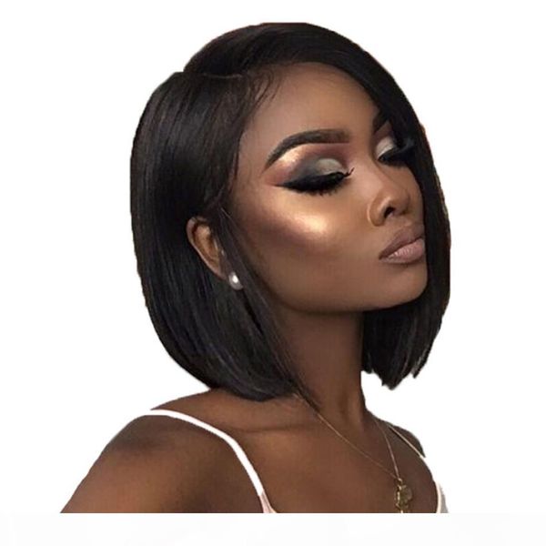 lace front human hair wigs short bob wigs natural black for black women straight brazilian hair lace frontal wigs with baby hair, Black;brown
lace front human hair wigs short bob wigs natural black for black women straight brazilian hair lace frontal wigs with baby hair, Black;brown