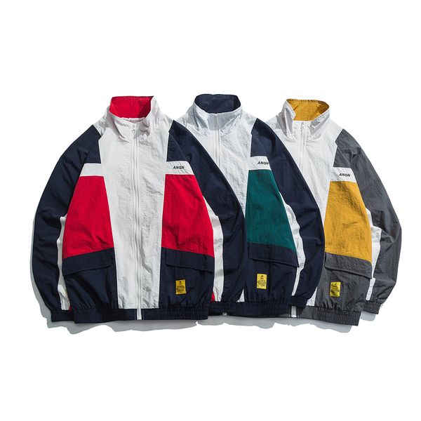 мужчины streetwear hip hop винтаж мода цвета сращивания сыпучие спорт куртка мужчины женщины осень пара пальто верхняя одежда, Black
мужчины streetwear hip hop винтаж мода цвета сращивания сыпучие спорт куртка мужчины женщины осень пара пальто верхняя одежда, Black
